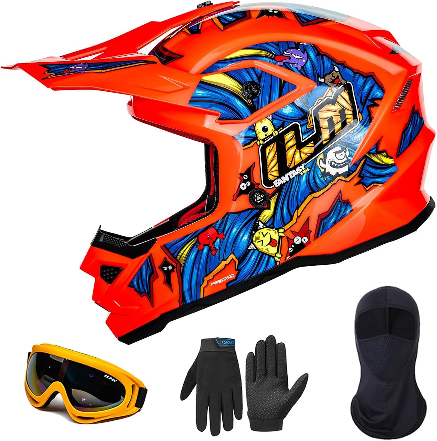 ILM Youth ATV Helmet for Kids - Lightweight and Safe Design