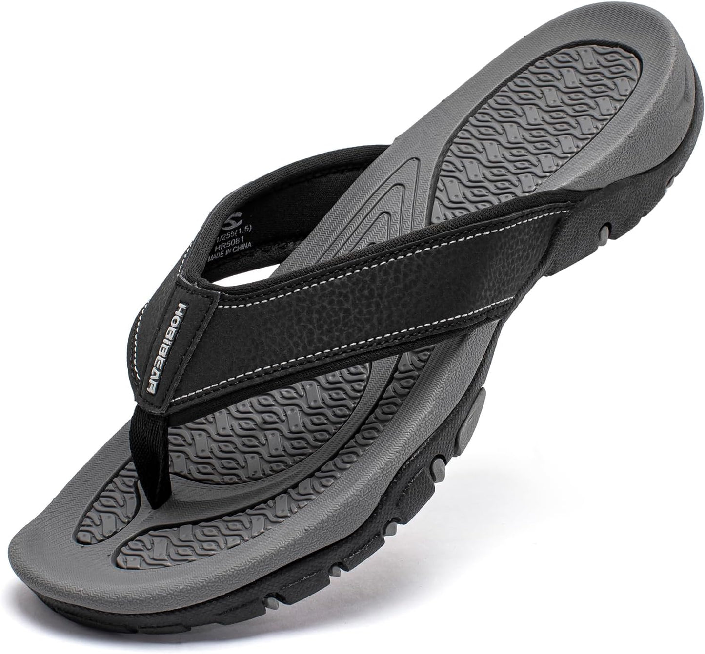 GUBARUN Mens Sport Flip Flops for Comfort and Outdoor Fun