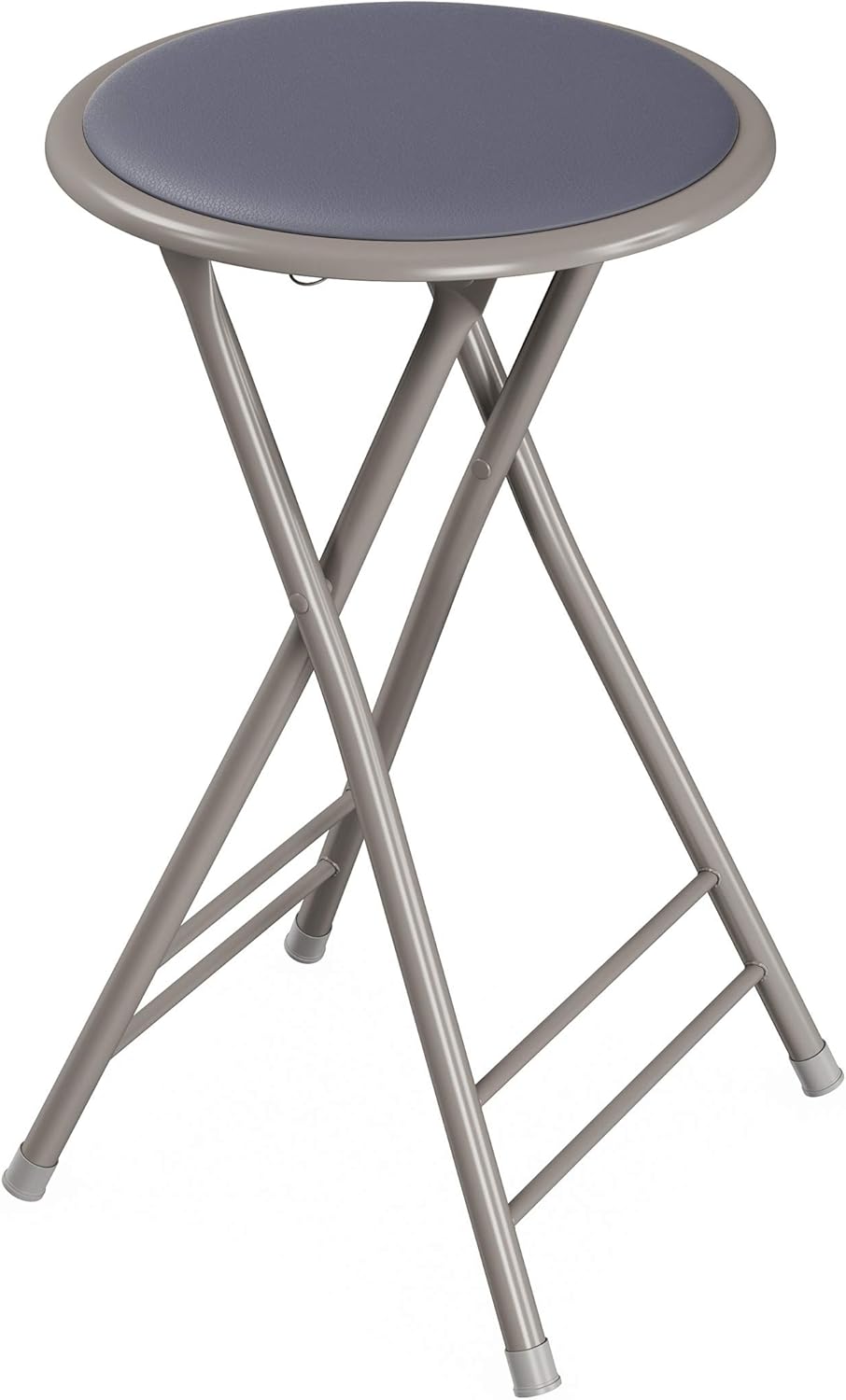 Folding Stool - Backless 24-Inch Portable Indoor Seating Solution