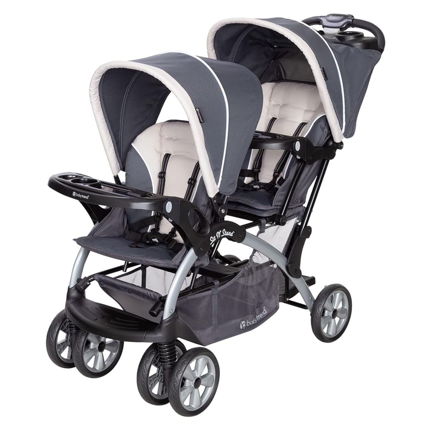 Baby Trend Sit N' Stand Convertible Double Stroller for Toddlers
