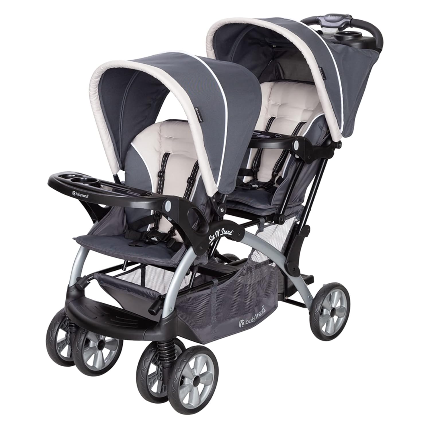 Baby Trend Sit N' Stand Convertible Double Stroller for Toddlers