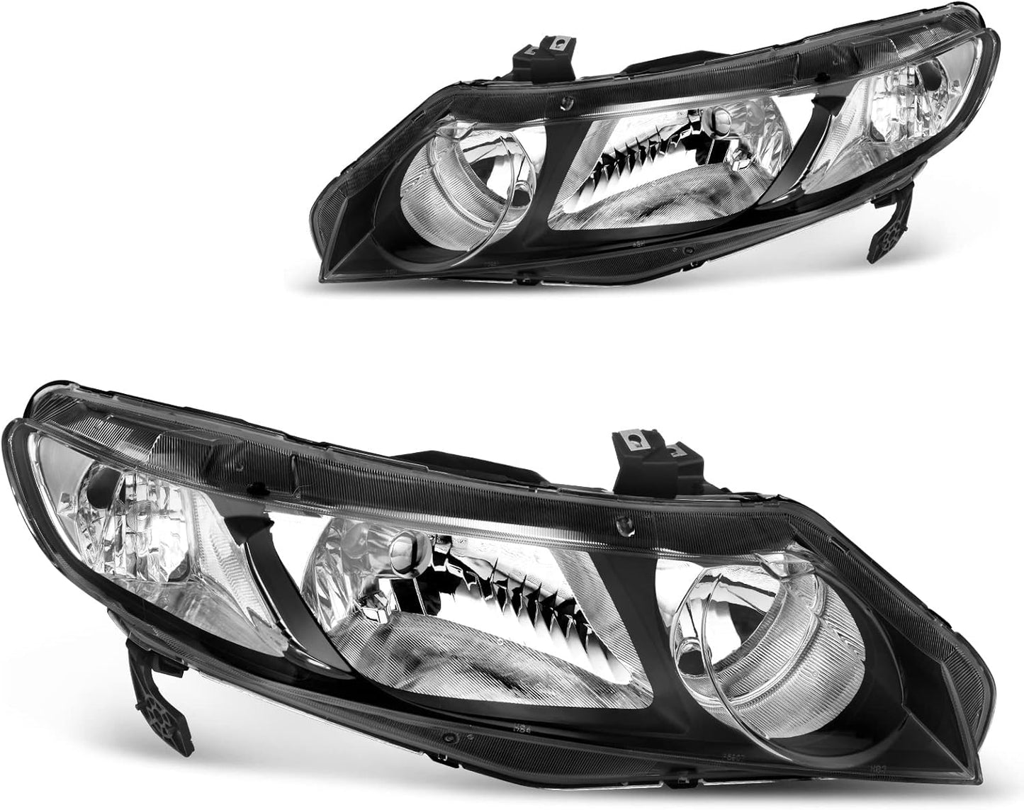 DWVO Headlight Assembly for 2006-2011 Civic 4-Door Sedan
