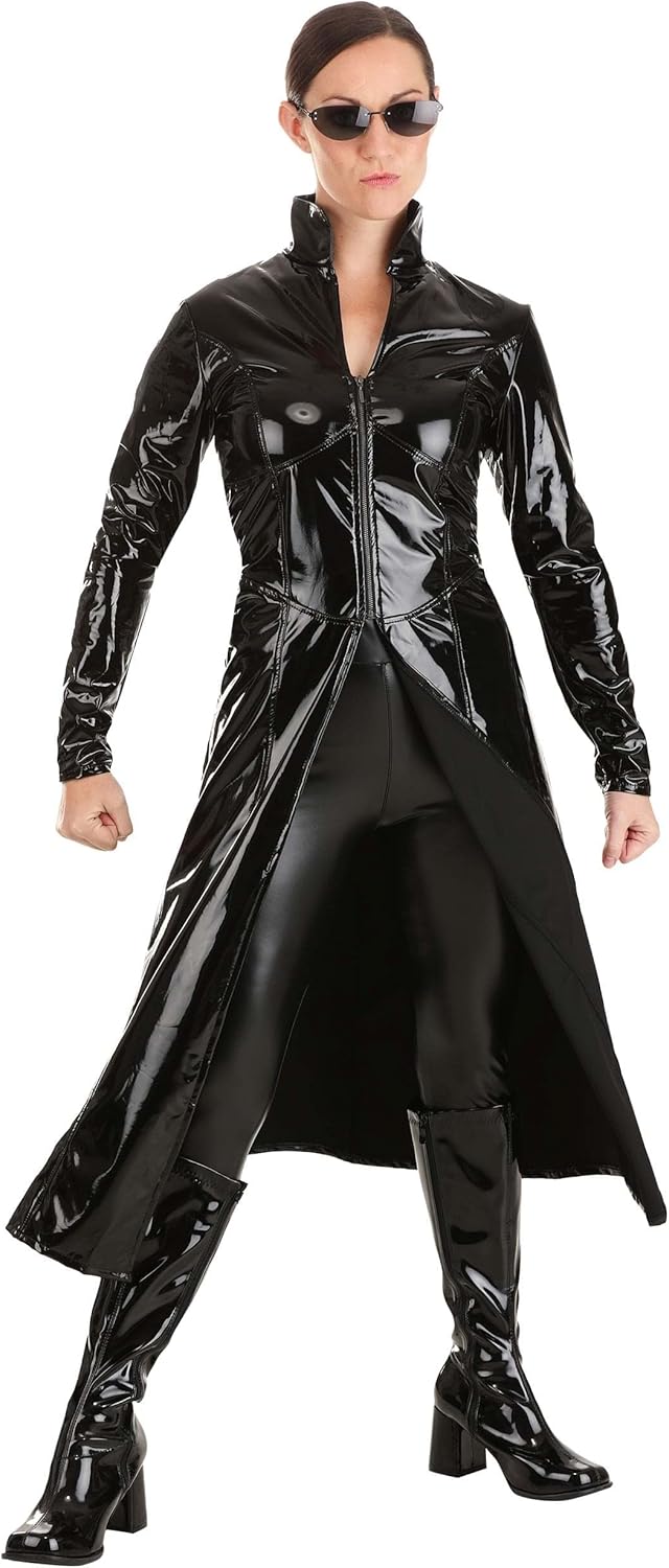 Matrix Neo & Trinity Costumes for Adults - Iconic Cosplay Outfit