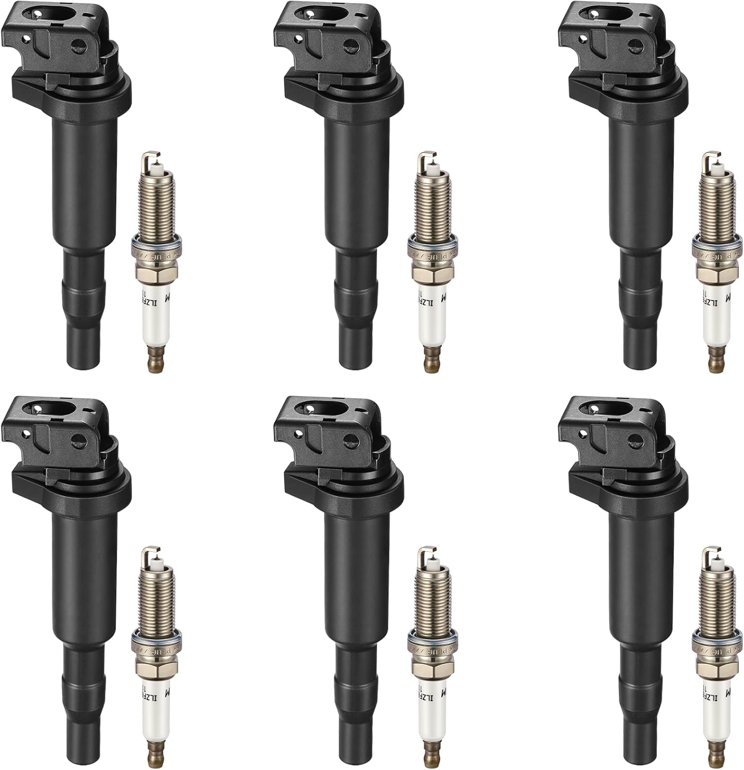 BDFHYK Ignition Coil Pack and Iridium Spark Plugs for BMW