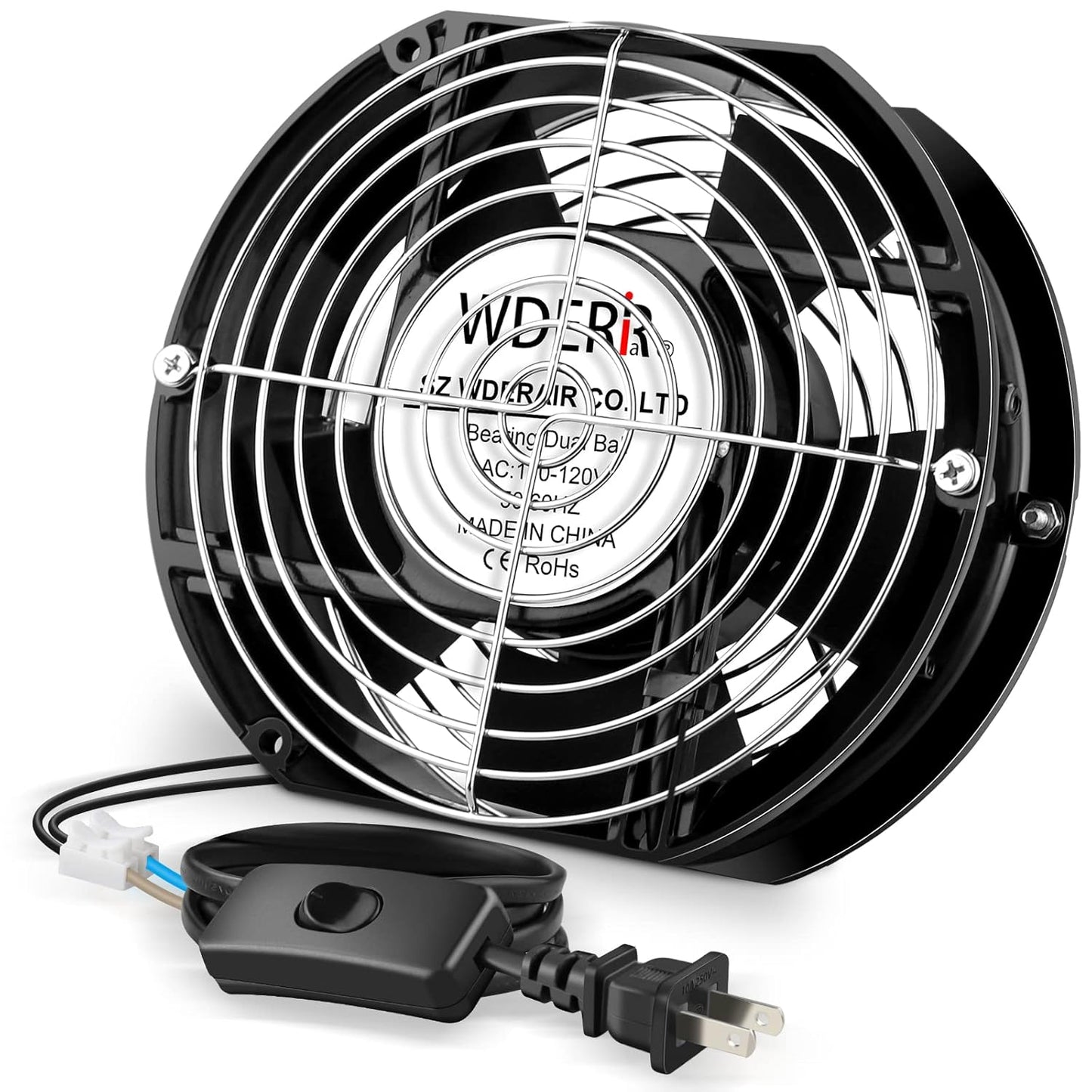 High Speed Axial Muffin Fan for DIY Cooling and Ventilation
