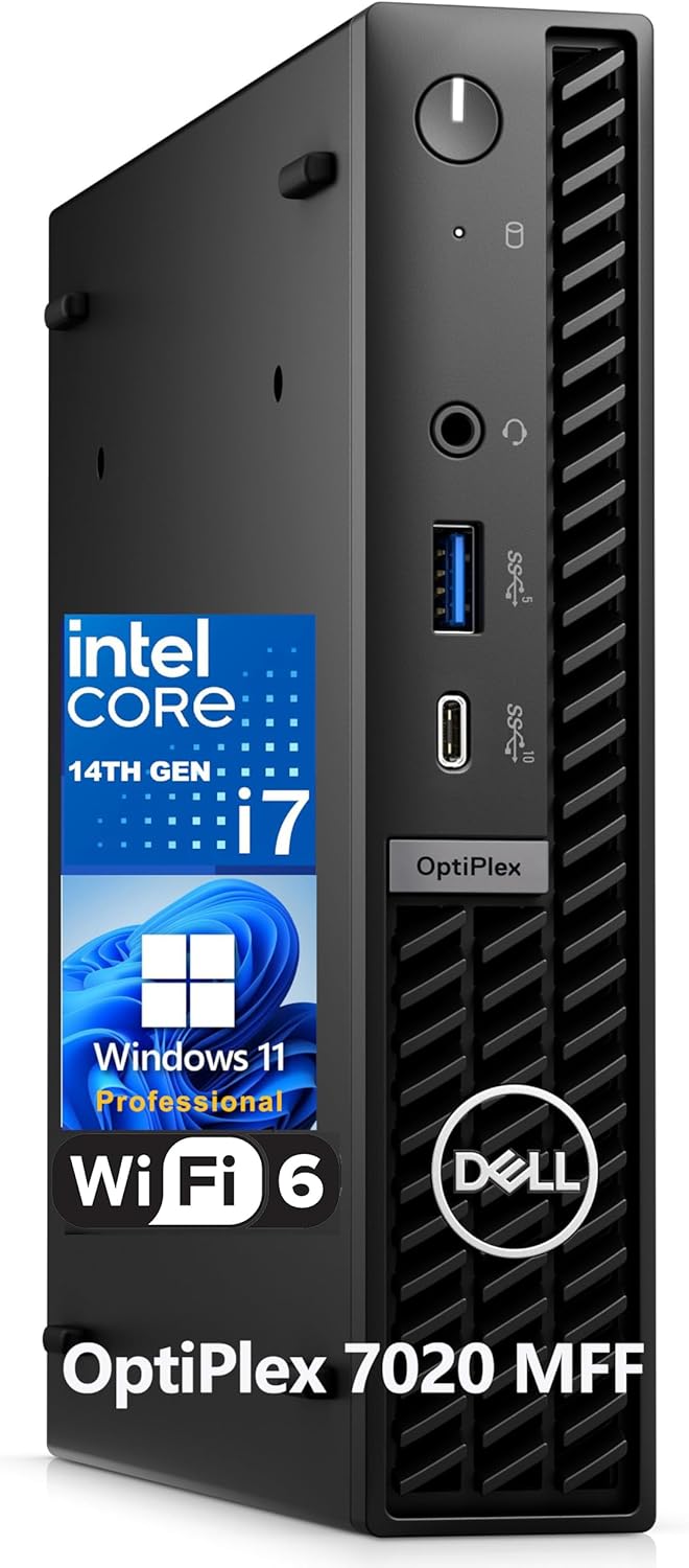 Dell OptiPlex 7020 MFF Mini Desktop with 14th Gen Intel i7-14700T
