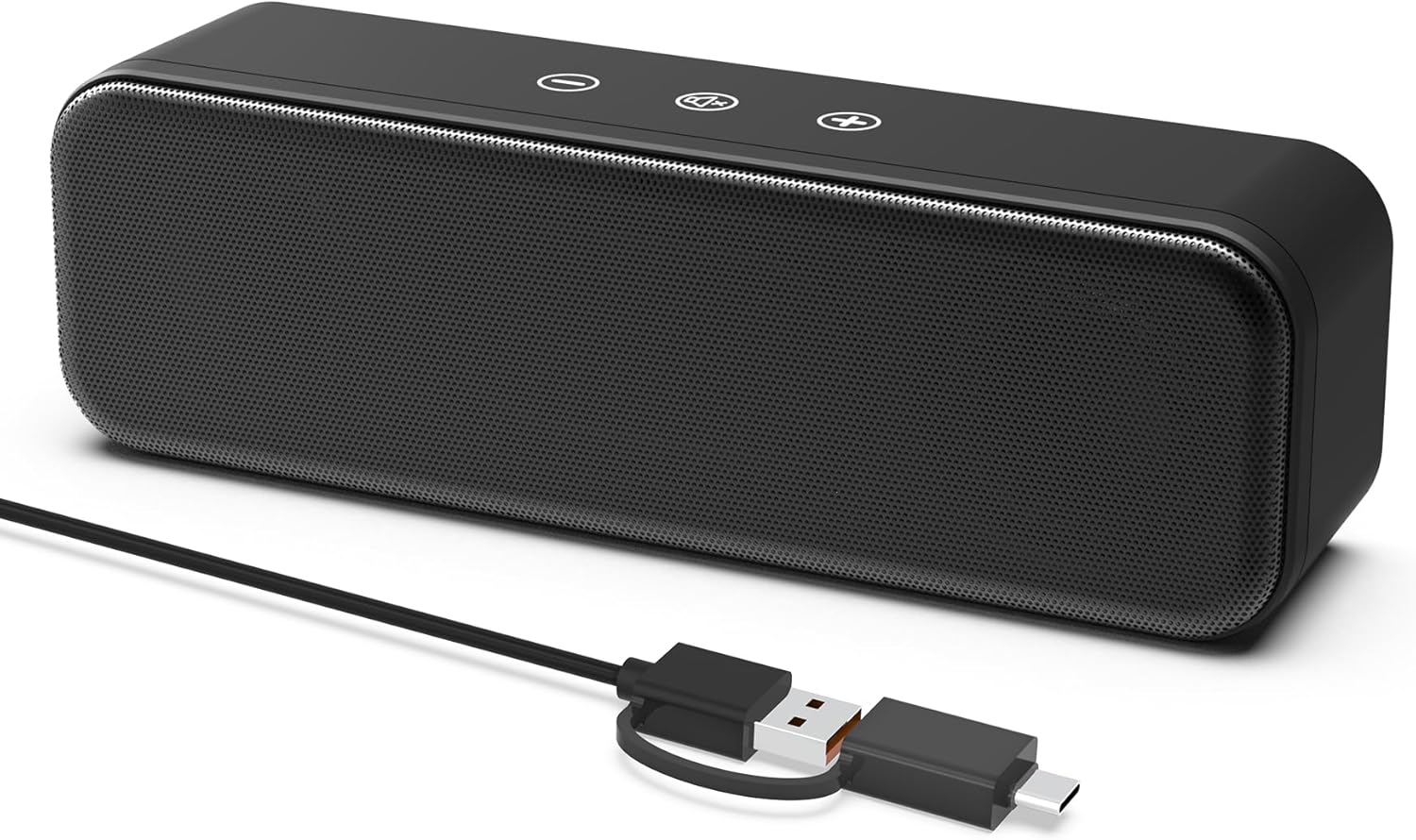 XKX USB Wired Desktop Speakers: Rich Bass, Touch Control