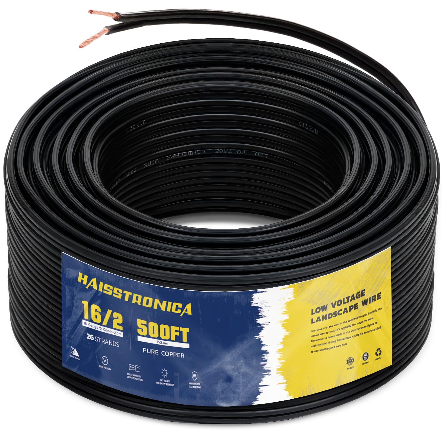 16/2 Low Voltage Landscape Wire for Outdoor Lighting Needs