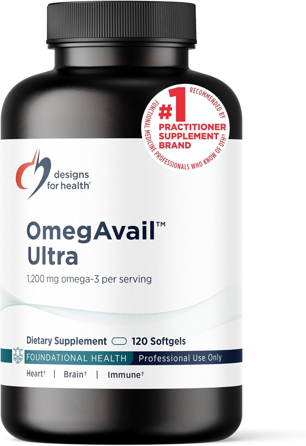 OmegAvail Ultra TG Fish Oil 1200mg - No Fishy Aftertaste
