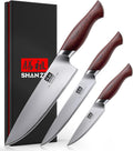 SHAN ZU Japanese Knife Set 3 PCs - Ultra-Sharp Chef Knives