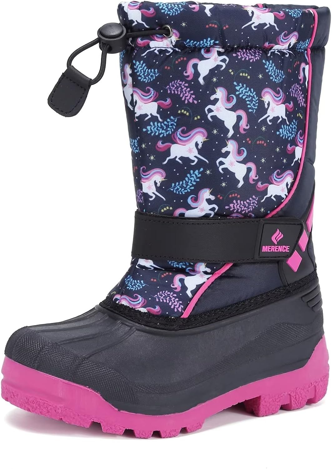 CIOR Kids Snow Boots for Boys Girls Waterproof Winter Fun