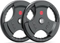 Rubber Weight Plates for Barbell - Ideal for Weightlifting in Gym