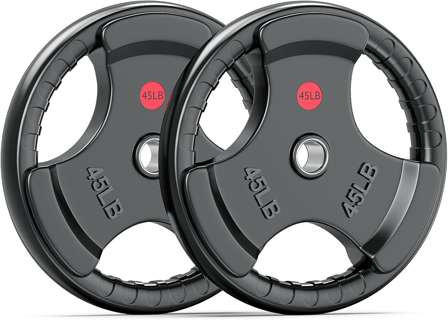 Rubber Weight Plates for Barbell - Ideal for Weightlifting in Gym