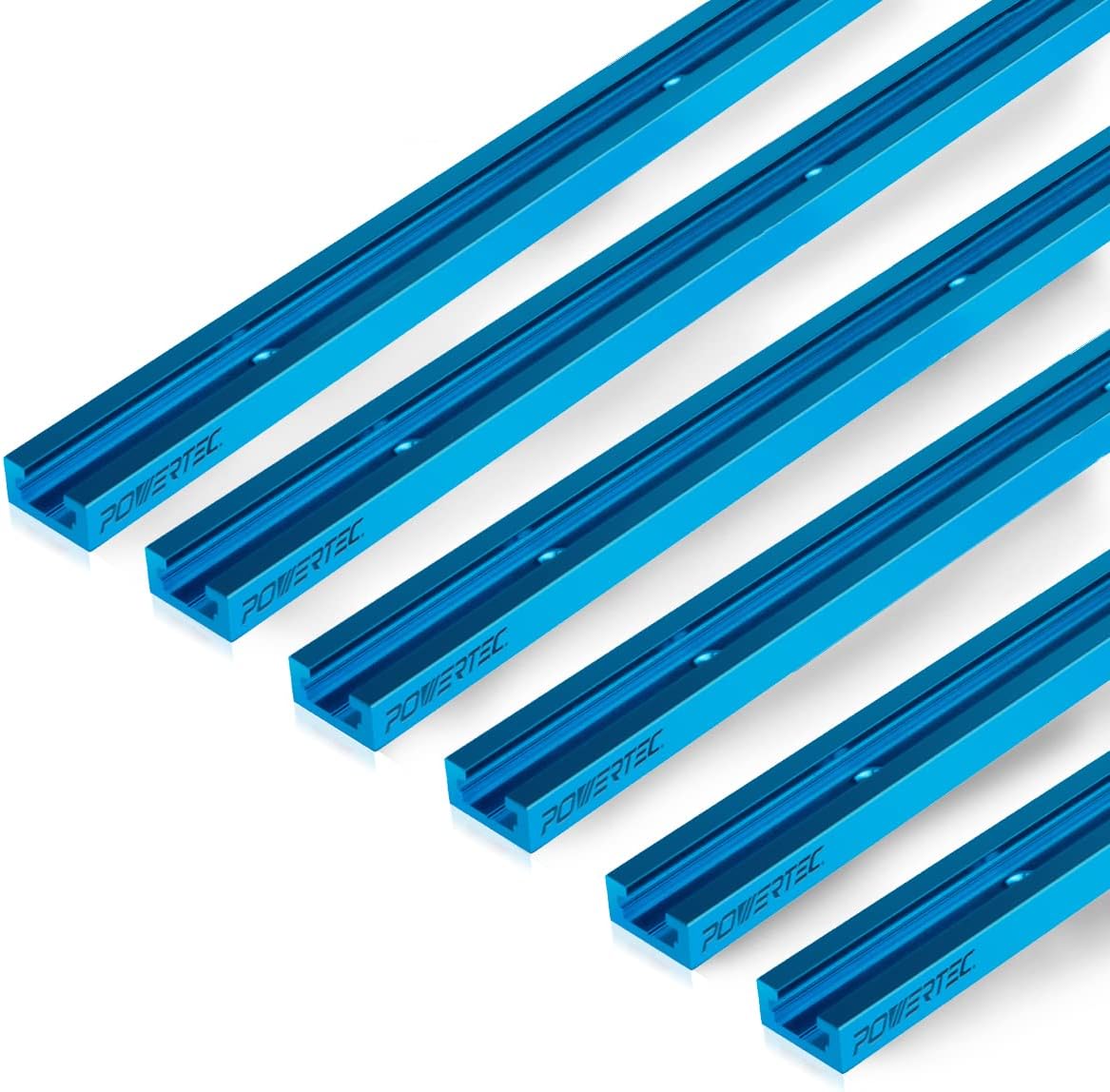 48 Inch Double-Cut Profile Universal T-Track for Woodworking
