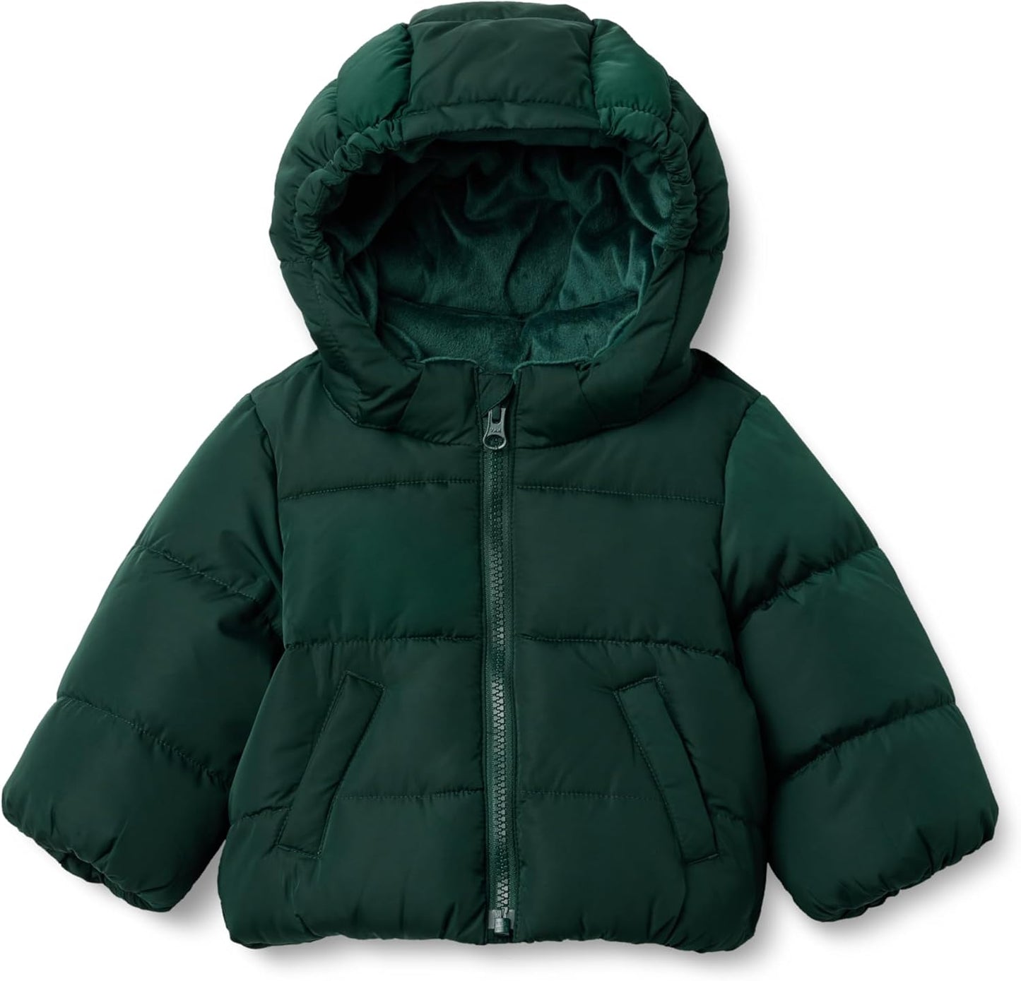 Water-Resistant Hooded Puffer Jacket for Babies and Toddlers
