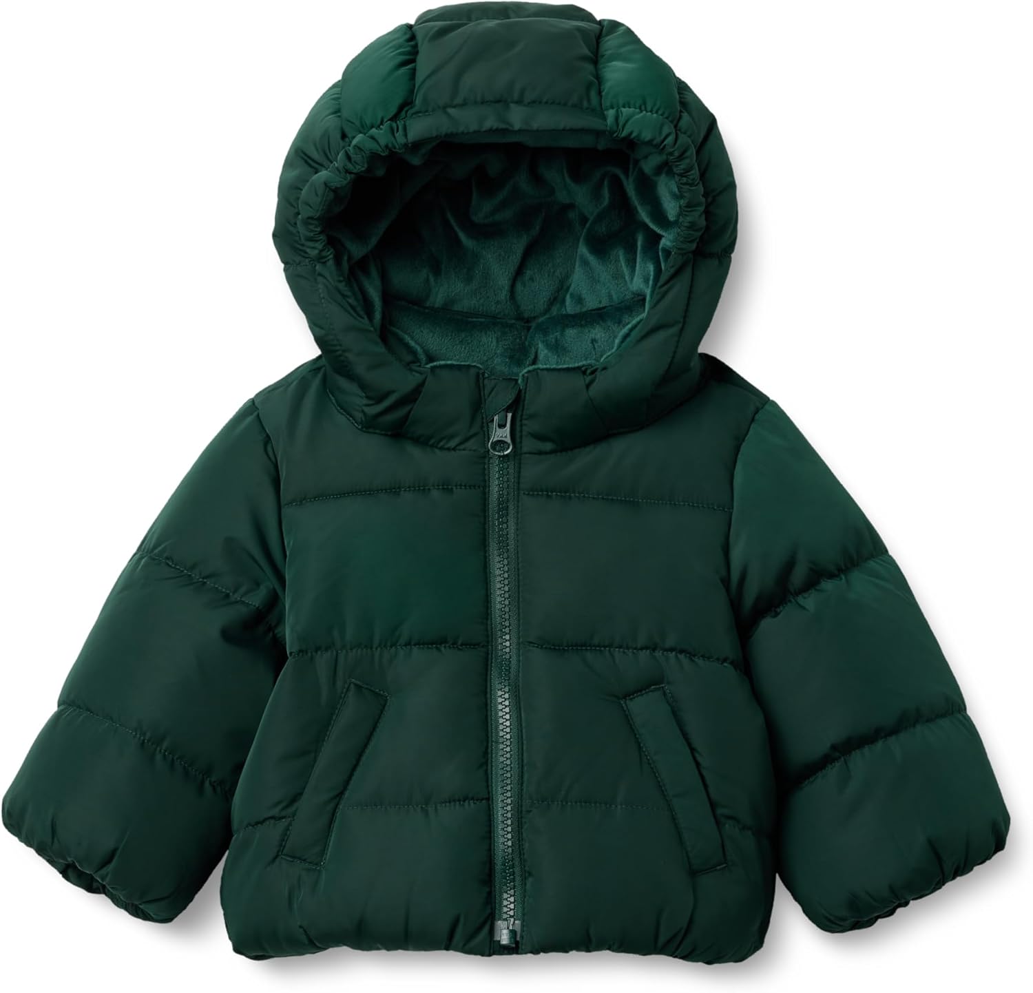 Water-Resistant Hooded Puffer Jacket for Babies and Toddlers