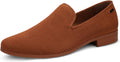 Mens Dress Loafers Slip-On Shoes - Elegant Tuxedo Style