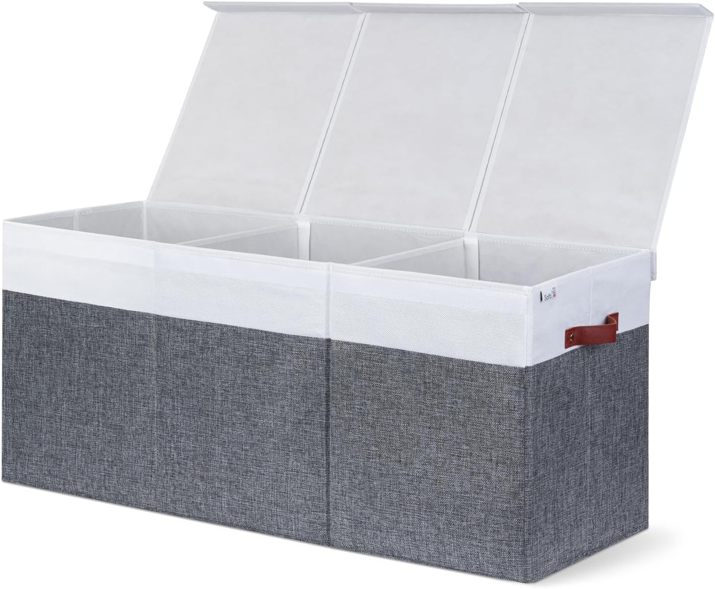 Extra Large Toy Storage Organizer with Lid for Kids and Nursery