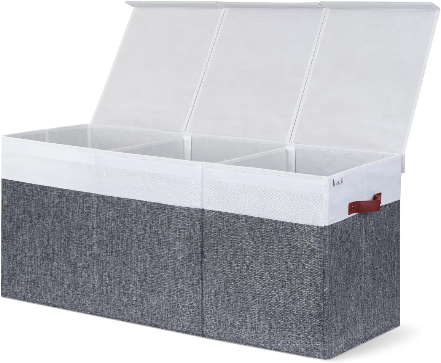 Extra Large Toy Storage Organizer with Lid for Kids and Nursery