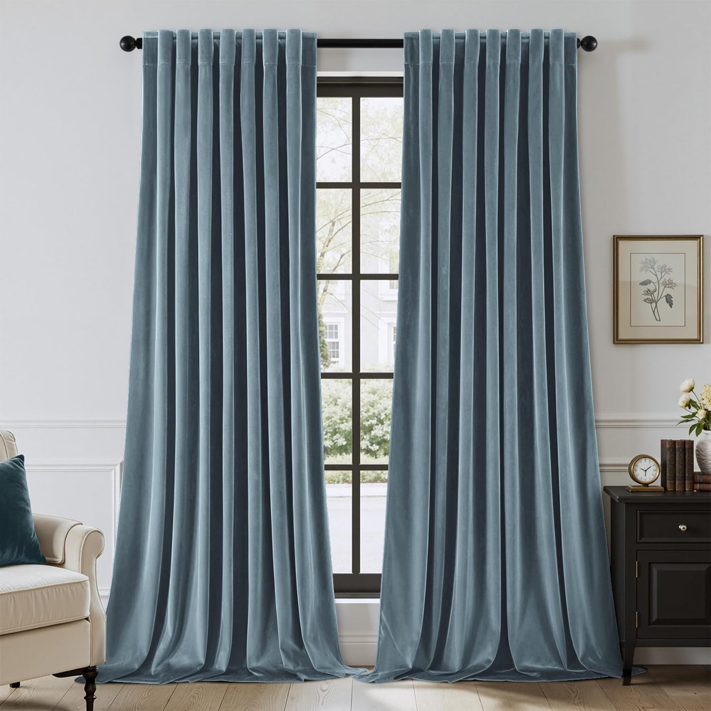 Luxurious Room Darkening Velvet Curtains for Cozy Spaces