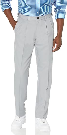 Men's Classic-Fit Expandable-Waist Pleated Dress Pant Review