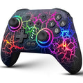 Switch Pro Controller with LED Lights and Turbo - Wireless Gamepad