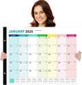 Large Desk Calendar 2025-2026 - 18-Month Jumbo Desktop Pad Planner