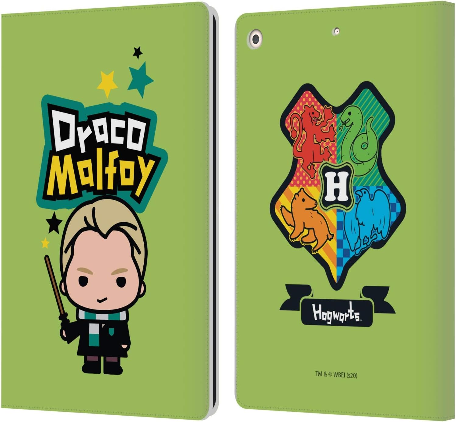 Harry Potter Draco Malfoy Leather Wallet Case for iPad 10.2