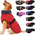 IECOii Extra Warm Reflective Adjustable Dog Jacket - XL Fit for Large