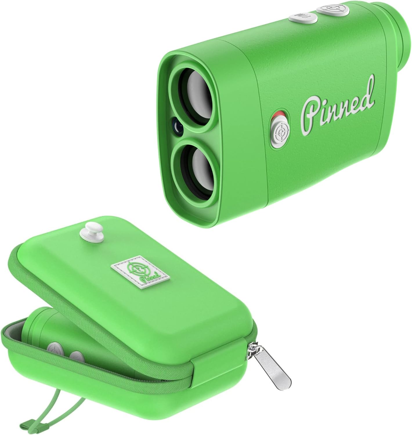 USB Rechargeable Pinned Golf Rangefinder - Precise Slope Technology