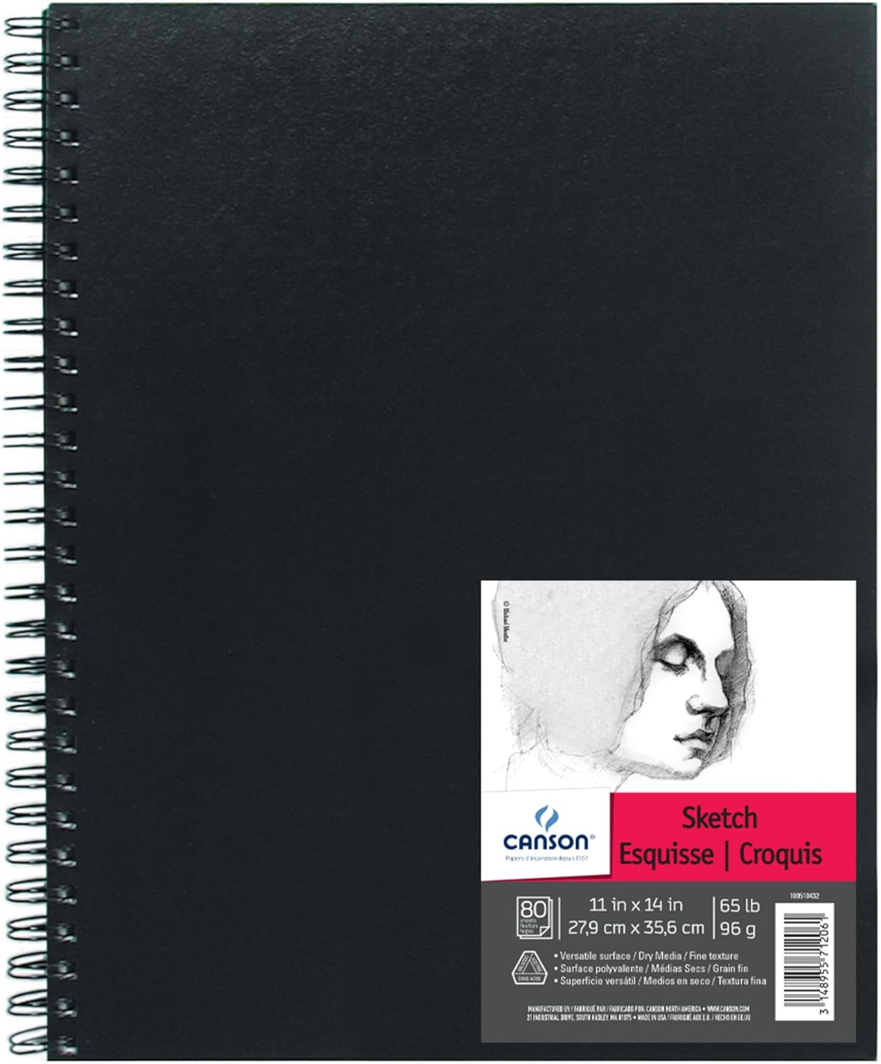 Canson Artist Series Sketchbook for Graphite and Charcoal Art