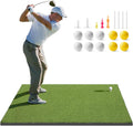 Golfguru Golf Mat 5x4ft Dense Elite Hitting Mat - Real Fairway Feel