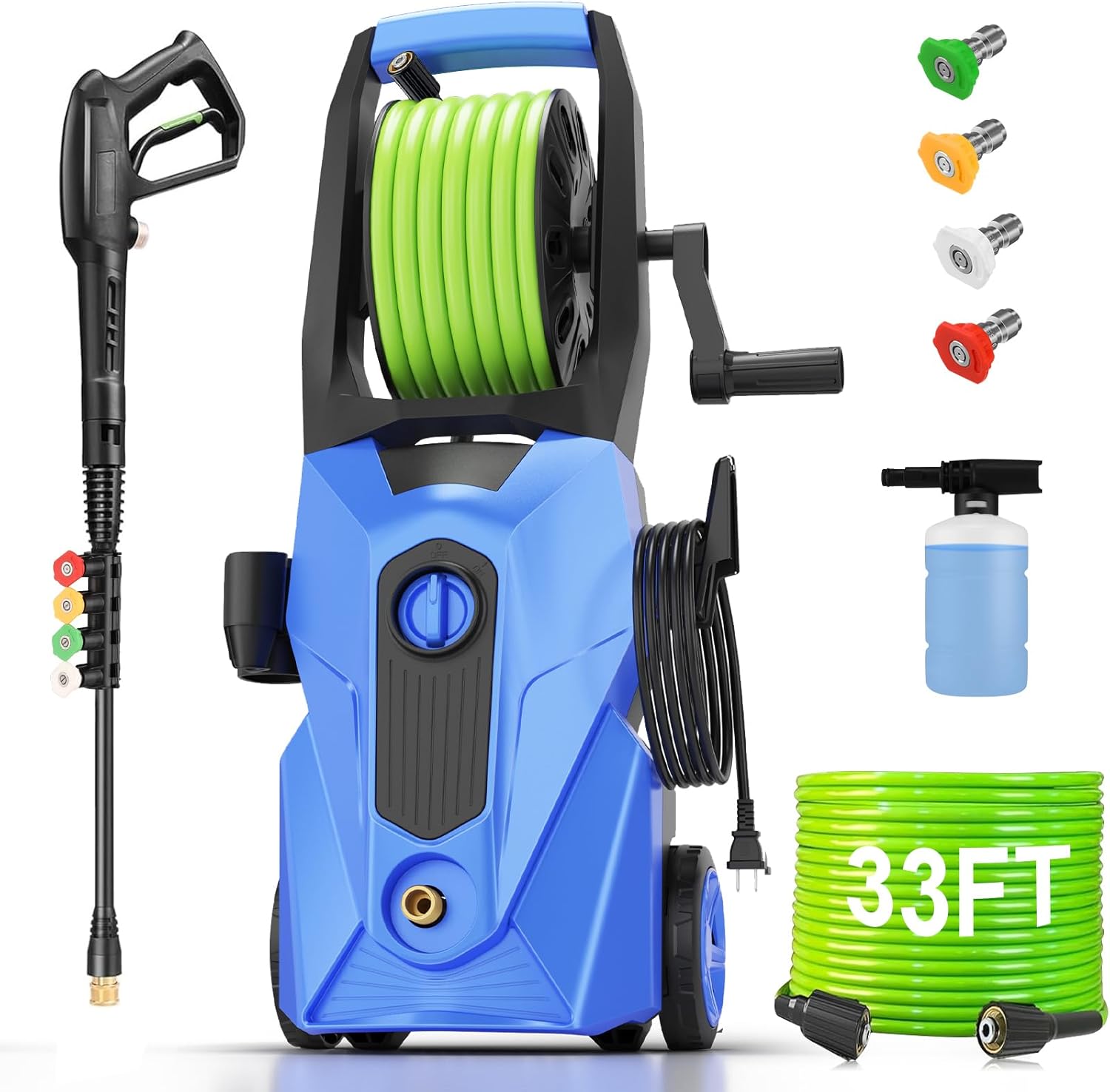Electric Pressure Washer 5000 PSI for Home and Car Cleaning