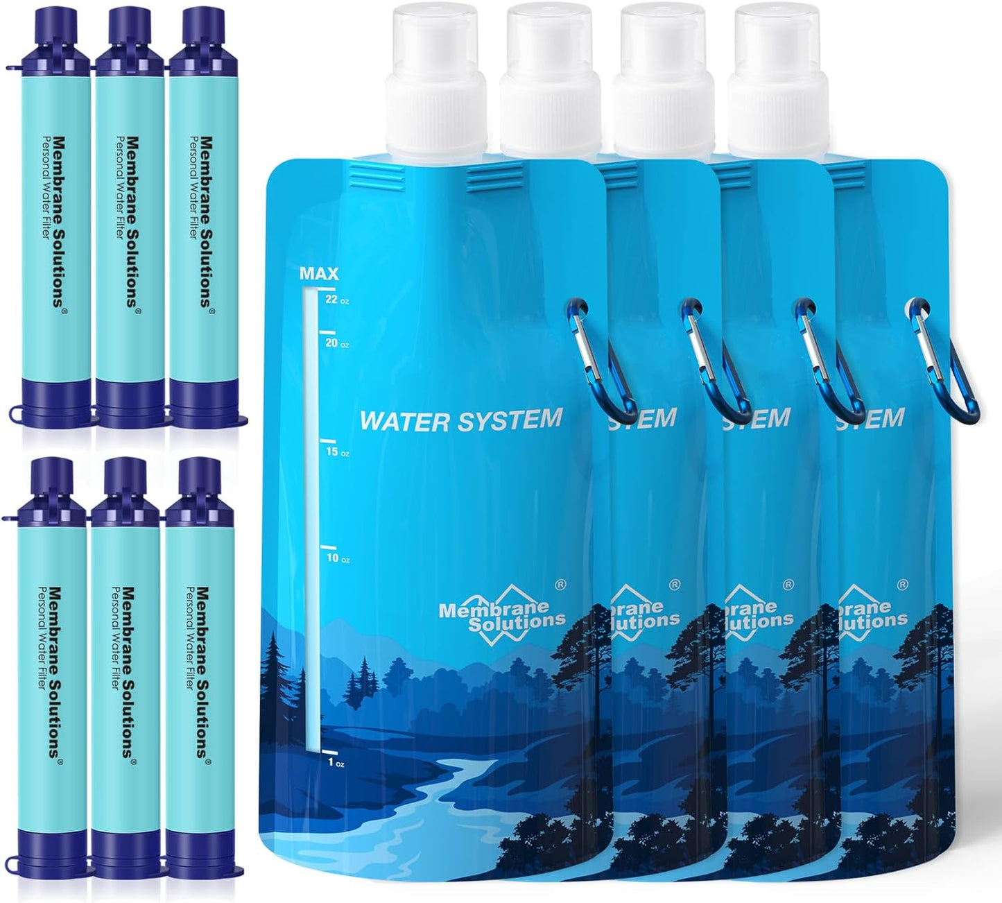 Portable Water Purifier Kit - Hiking Essential