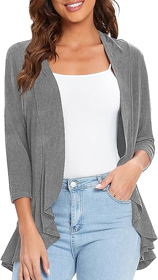 Urban CoCo Women's Casual Lightweight Open Front Cardigan Review