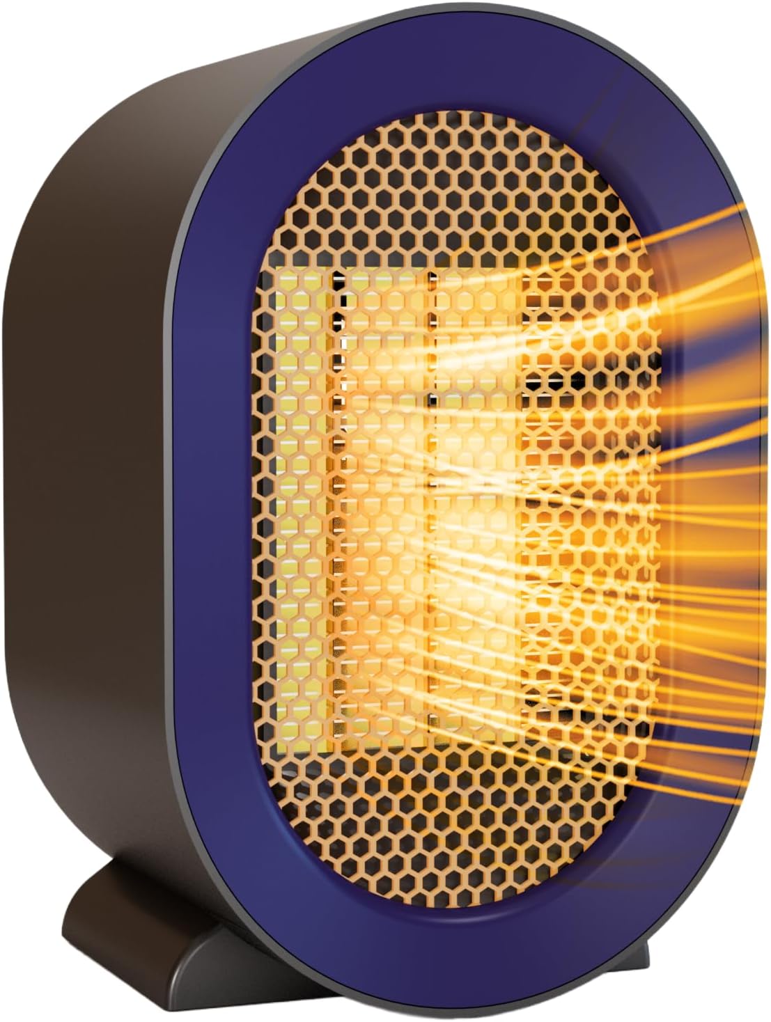 Matte Purple Portable Ceramic Heater - Fast & Quiet Heat | Huihong
