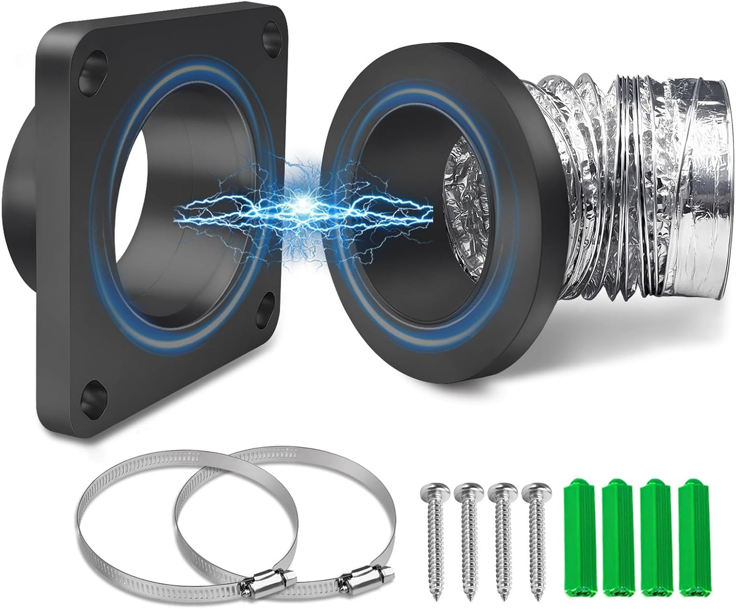 Magnetic Dryer Vent Coupling for Quick Connection and Safety