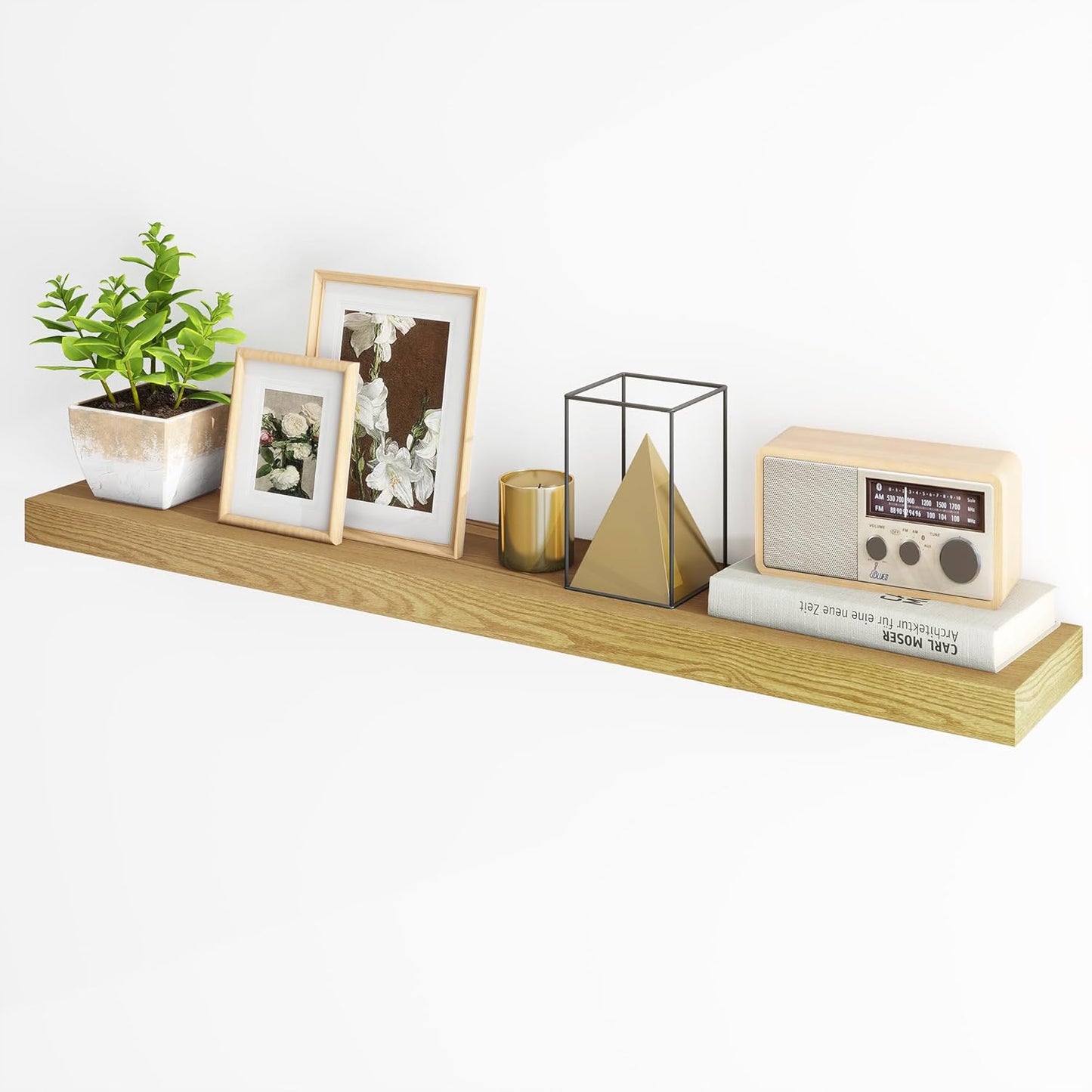 Fun Memories 48Inch Floating Shelves for Wall - Stylish Storage