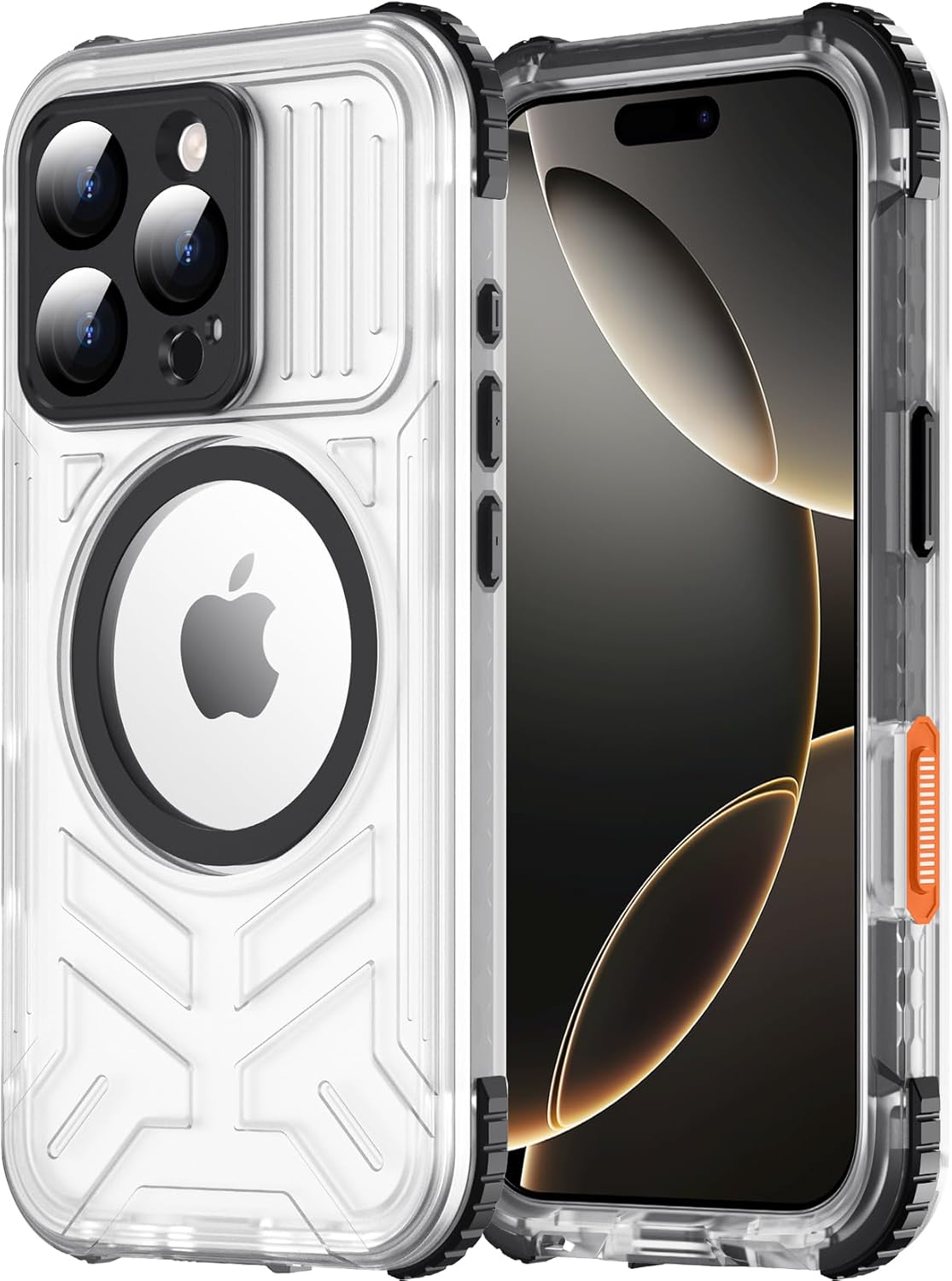 Red2Fire Waterproof Case for iPhone 16 Pro - Full Body Protection