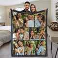 Custom Photo Blanket for Couples 60x80 in - Personalized Keepsake
