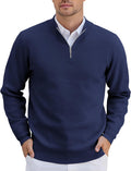 COOFANDY Mens Quarter Zip Pullover Slim Fit Lightweight (Style T4KN)