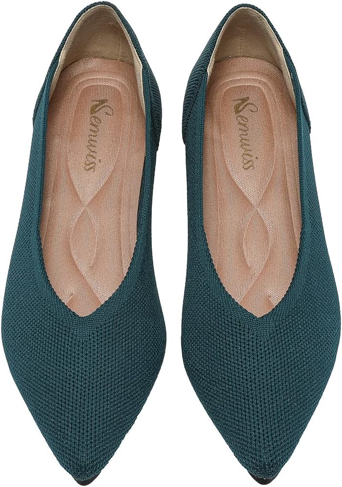 Comfortable Casual Dressy Shoes for Women - Semwiss Ballet Flats