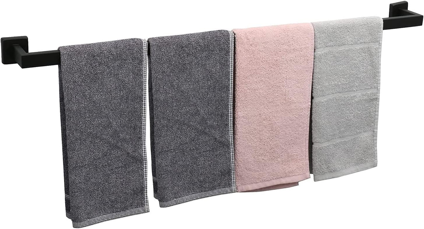 TocTen Bath Towel Rack - Heavy Duty Stainless Steel Towel Bar