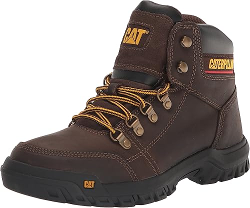 Cat Footwear Men's Outline Soft Toe Work Boot for Comfort