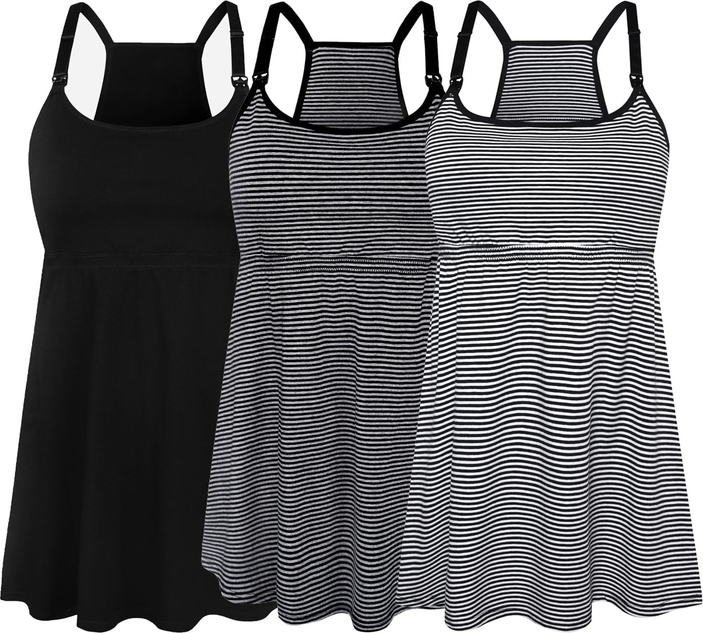 SUIEK Maternity Nursing Tank Tops for Comfortable Breastfeeding