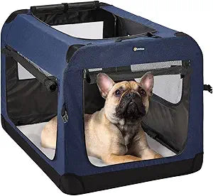 Veehoo Folding Soft Dog Crate for Easy Pet Travel and Training