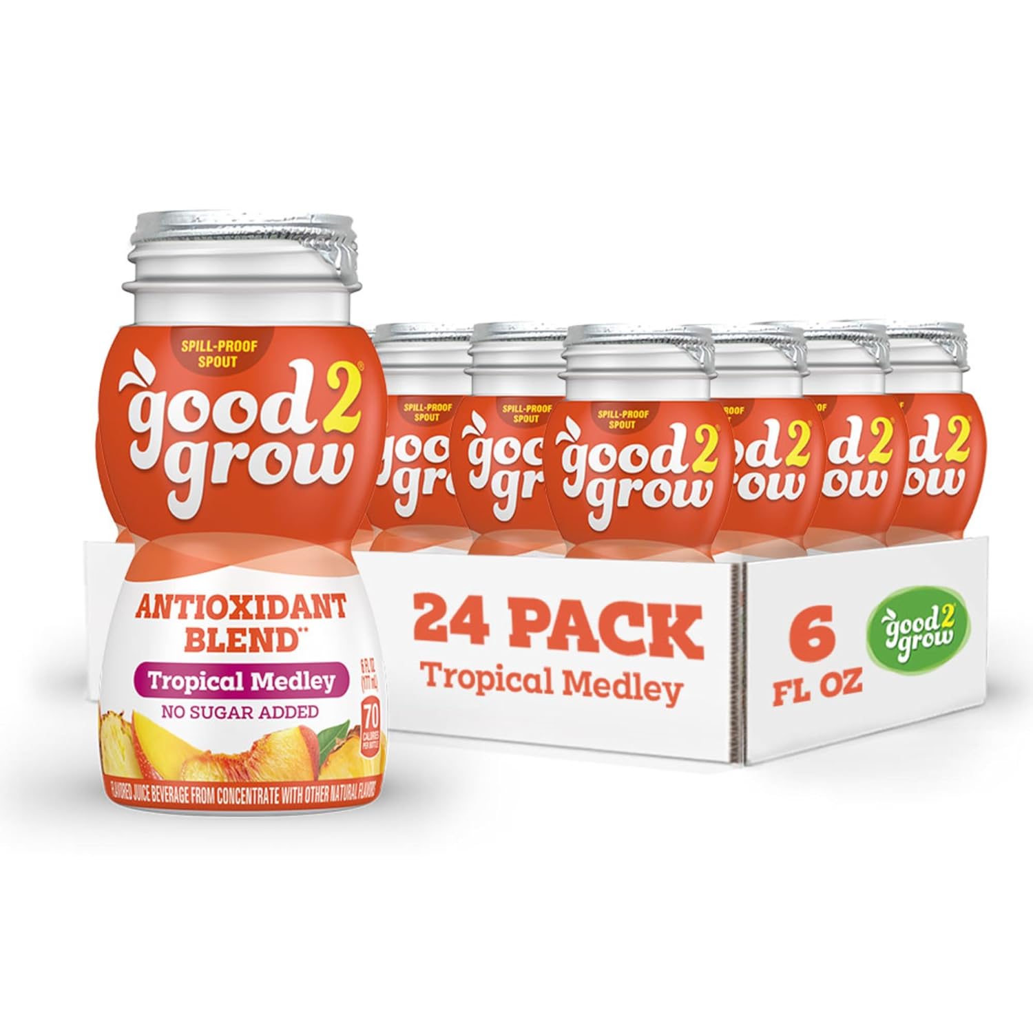 good2grow Tropical Medley Juice for Kids - 24 Pack of 6 fl oz