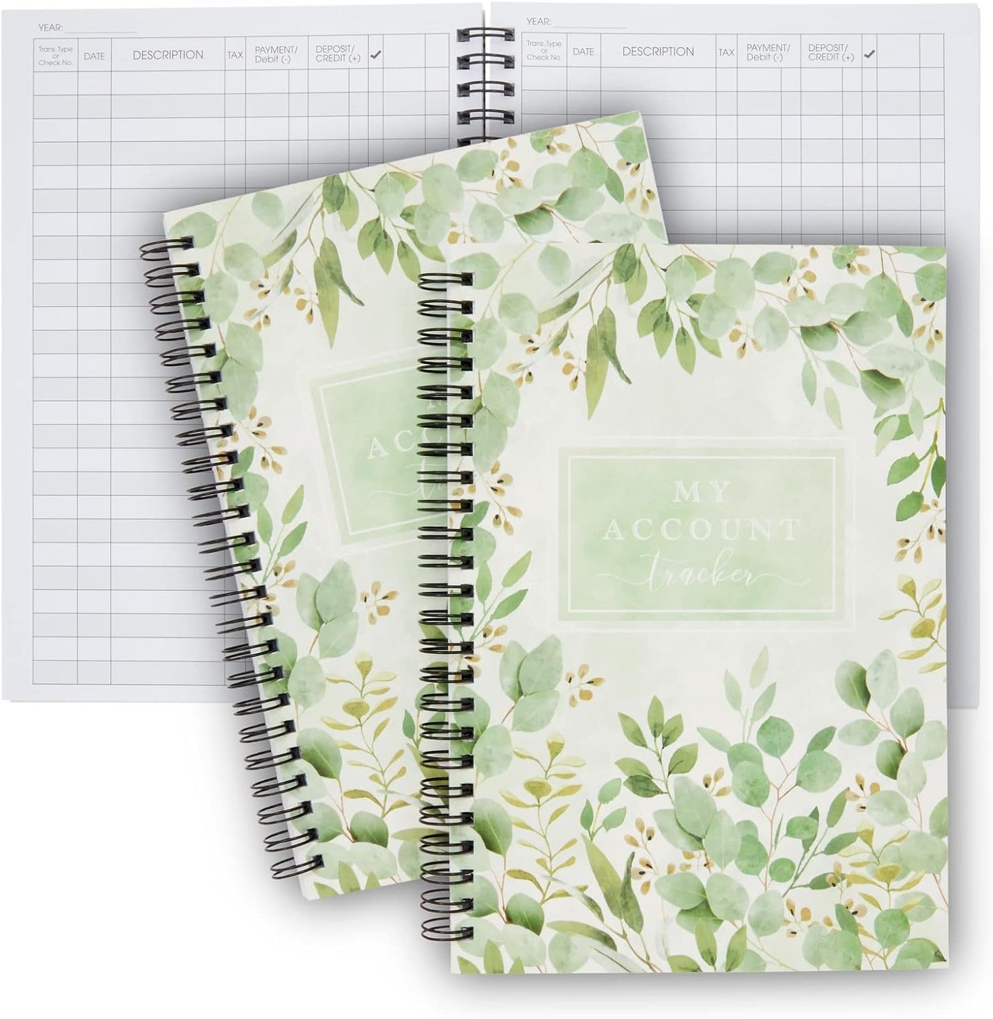 Expense Tracker Ledger Book - Small Business Recordkeeping (2-Pack)
