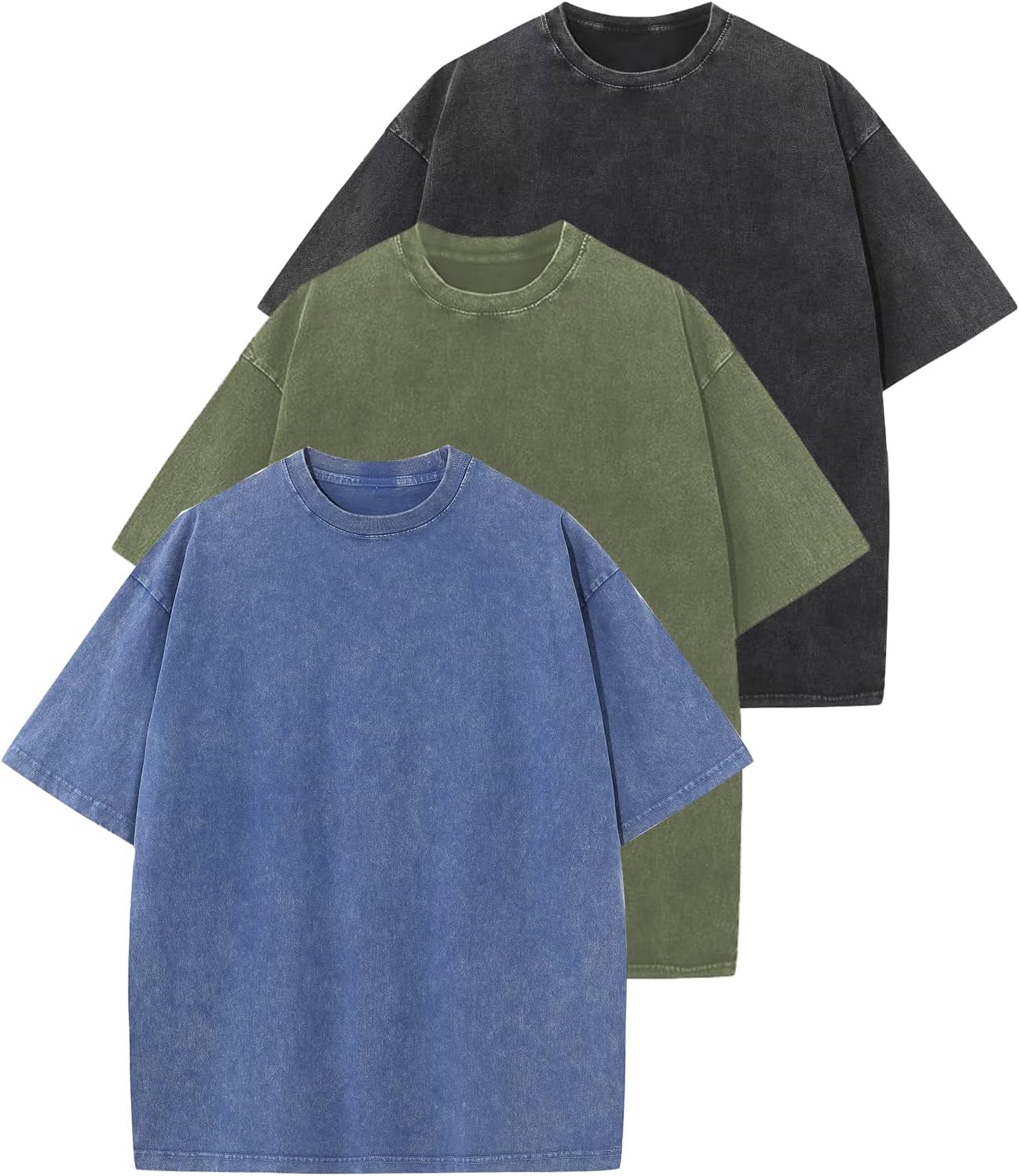 Oversized Vintage Tee for Men - Casual Streetwear Essential