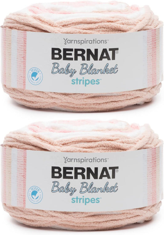 Bernat Baby Blanket Stripes Yarn for Cozy Baby Projects